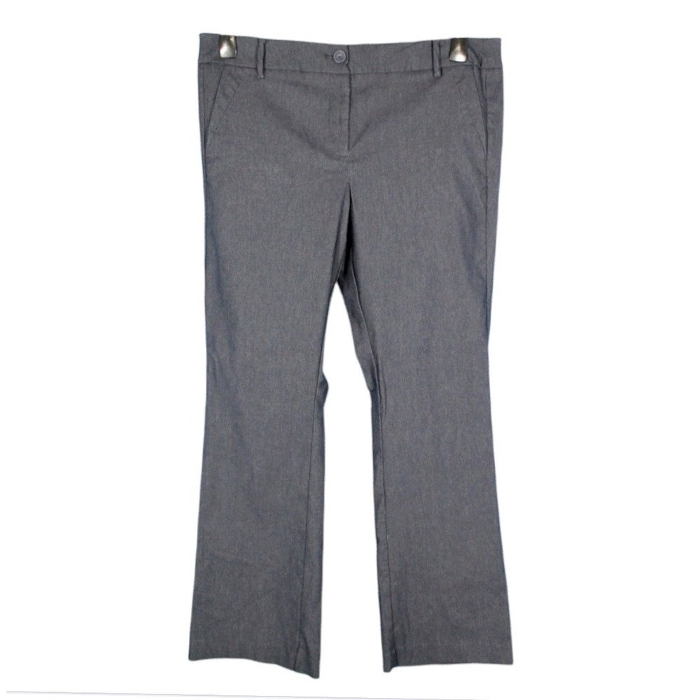 LANE BRYANT Microfiber Hi-Rise BOOTCUT Pockets DARK NAVY BLUE Dress Pants 18 Reg